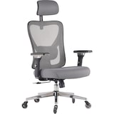 thumbnail of CLOUVOU CleverSeat, ergonomischer Bürostuhl, Rückenlehne mit Mesh Bezug, 4D-Armlehnen, 3D-Kopfstütze, BladeWheels, Anthrazit