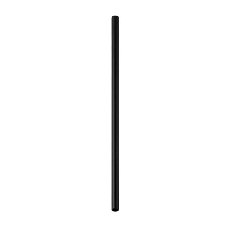 MONOUSO - Cannuccia Rigida Riutilizzabile in Plastica PP Nera Ø6mm 20cm (250 Pezzi)