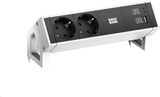 thumbnail of Bachmann DESK 2 - 2x Steckdose mit USB-C / USB-A Charger (902.932), weiß