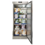 thumbnail of METRO Professional Congélateur GFR6600S, 380 L, refroidissement par air, 480 W, avec serrure, 5 étagères réglables, argenté