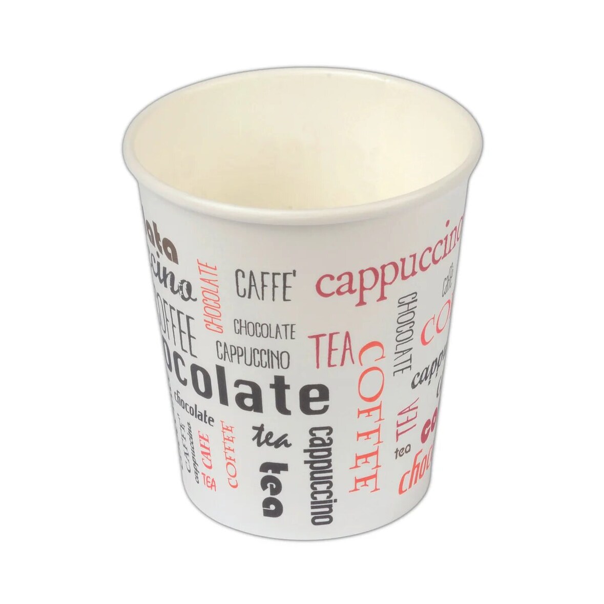 Pappbecher mit Motiv Daily + PE - Kaffebecher, Kaffe to Go - Kapazität: 237 ml (8 oz)  1000 Stück