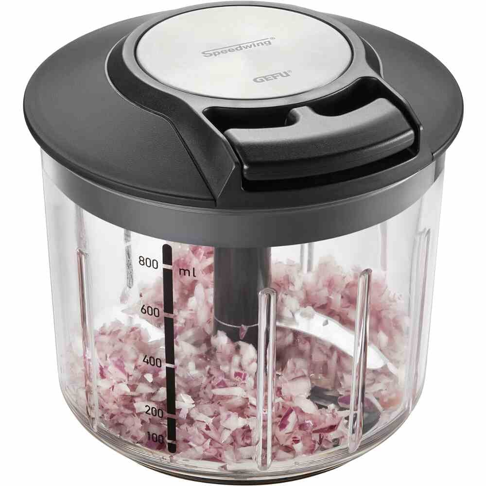 Hachoir multifonctions Speedwing -  Noir Autre forme Acier Inoxydable (inox  Gefu 30.00x18.00 cm