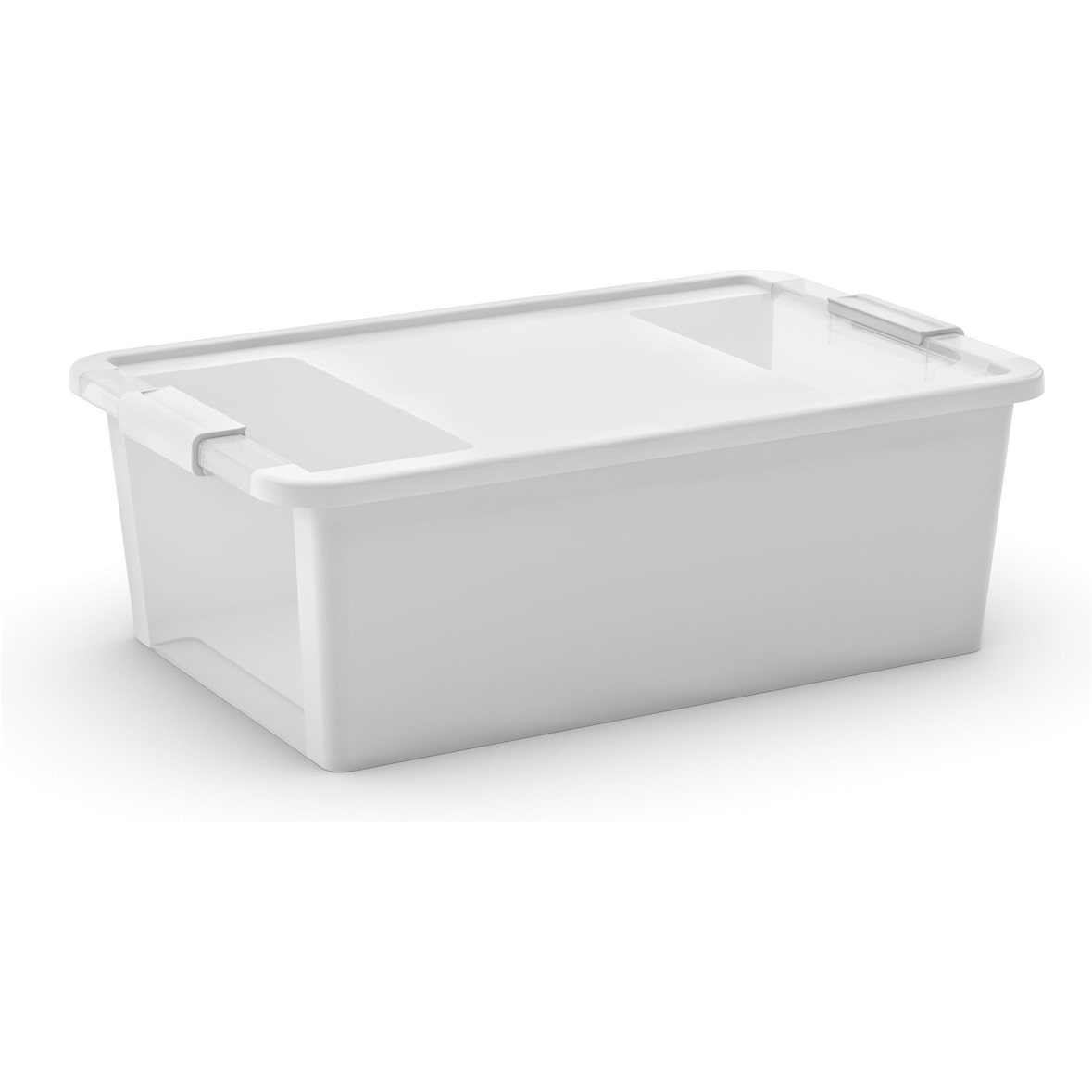 PROREGAL Mega Deal 2x Mehrzweck Aufbewahrungsbehälter STORAGE mit Deckel, HxBxT 19x55x35cm, 26 Liter, Weiß, Behälter, Box, Aufbewahrungsbehälter