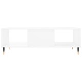 thumbnail of Table basse blanc 104x60x35 cm bois d'ingénierie Modèle Ombre Luxe Prime