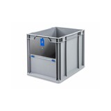 thumbnail of PROREGAL Eurobox NextGen Insight Cover | HxBxT 32x30x40 | 30 Liter | Hoch/Blau | Eurobehälter, Transportbox, Transportbehälter, Stapelbehälter