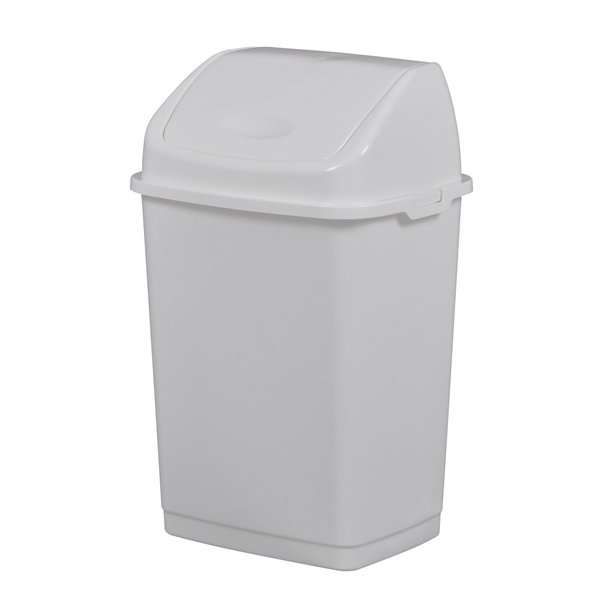 ROSSIGNOL Poubelle 18L à couvercle basculant CLAP blanc