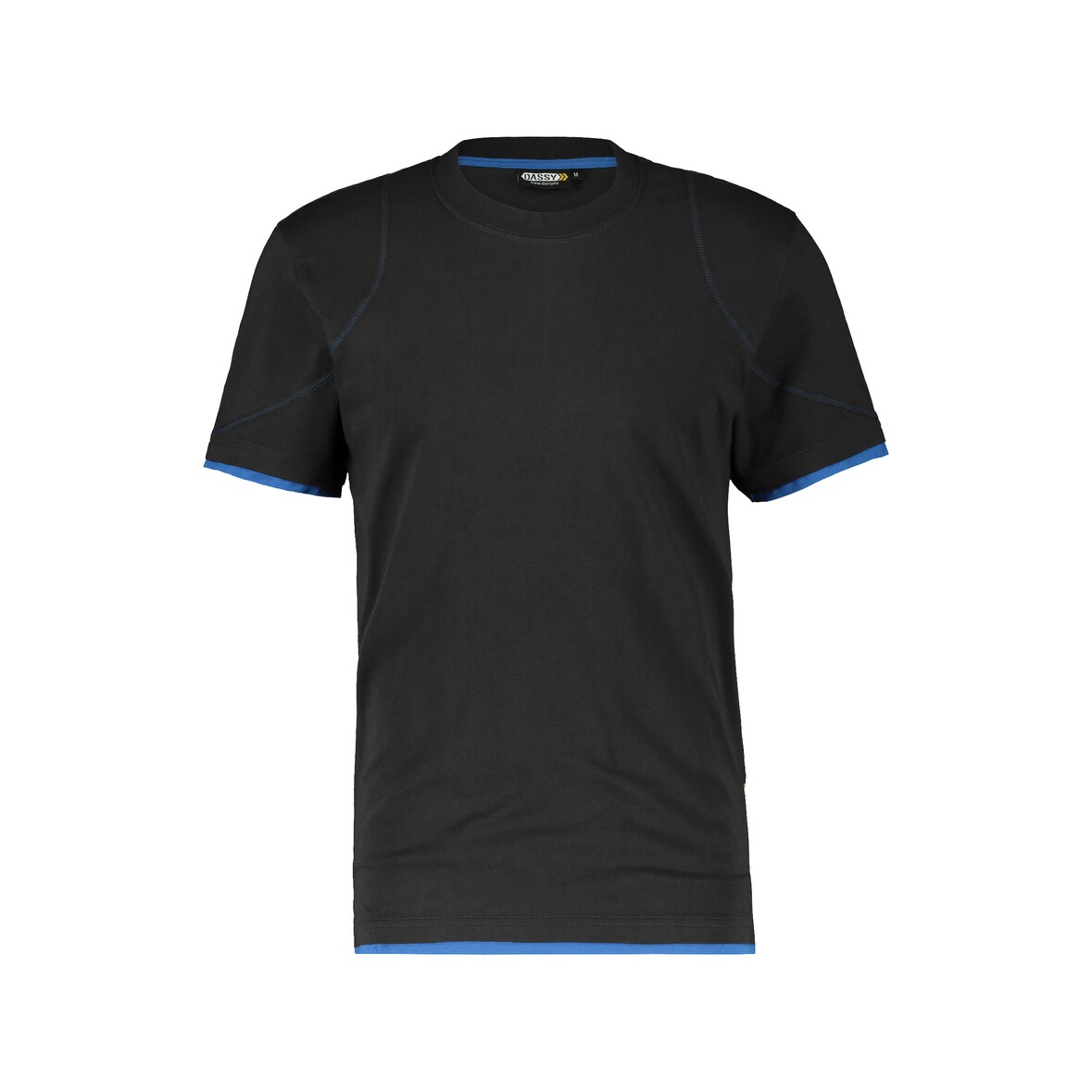 DASSY® Kinetic T-Shirt Arbeit schwarz/azurblau M
