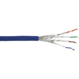 thumbnail of InLine® Patchkab., S/FTP (PiMf), Cat.6A, 500MHz, halogenfrei, Kupfer, blau, 100m