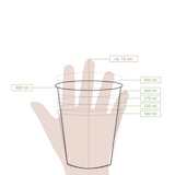 thumbnail of greenbox - Eisbecher aus Pappe XL, 300 ml, max. 400 ml, Ø 92 mm, braun, 1000 St.