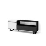 thumbnail of Wohnzimmer-TV-Schrank, Viel Stauraum, 150x35x57cm, Für TV-Geräte bis 65“, Industriedesign, Moderner Stil, Schwarz und weiß _ 55_10