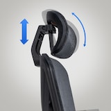 thumbnail of Silla de oficina Grover Negro