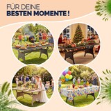 thumbnail of CASARIA® Polyrattan Gartentisch WPC 190x90x75cm schwarz