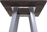 thumbnail of Décoshop26 - Bistro-Bartheke mit Holz- und grauer Metallplatte Industriedesign 107 x 60 x 60 cm 04_0008511