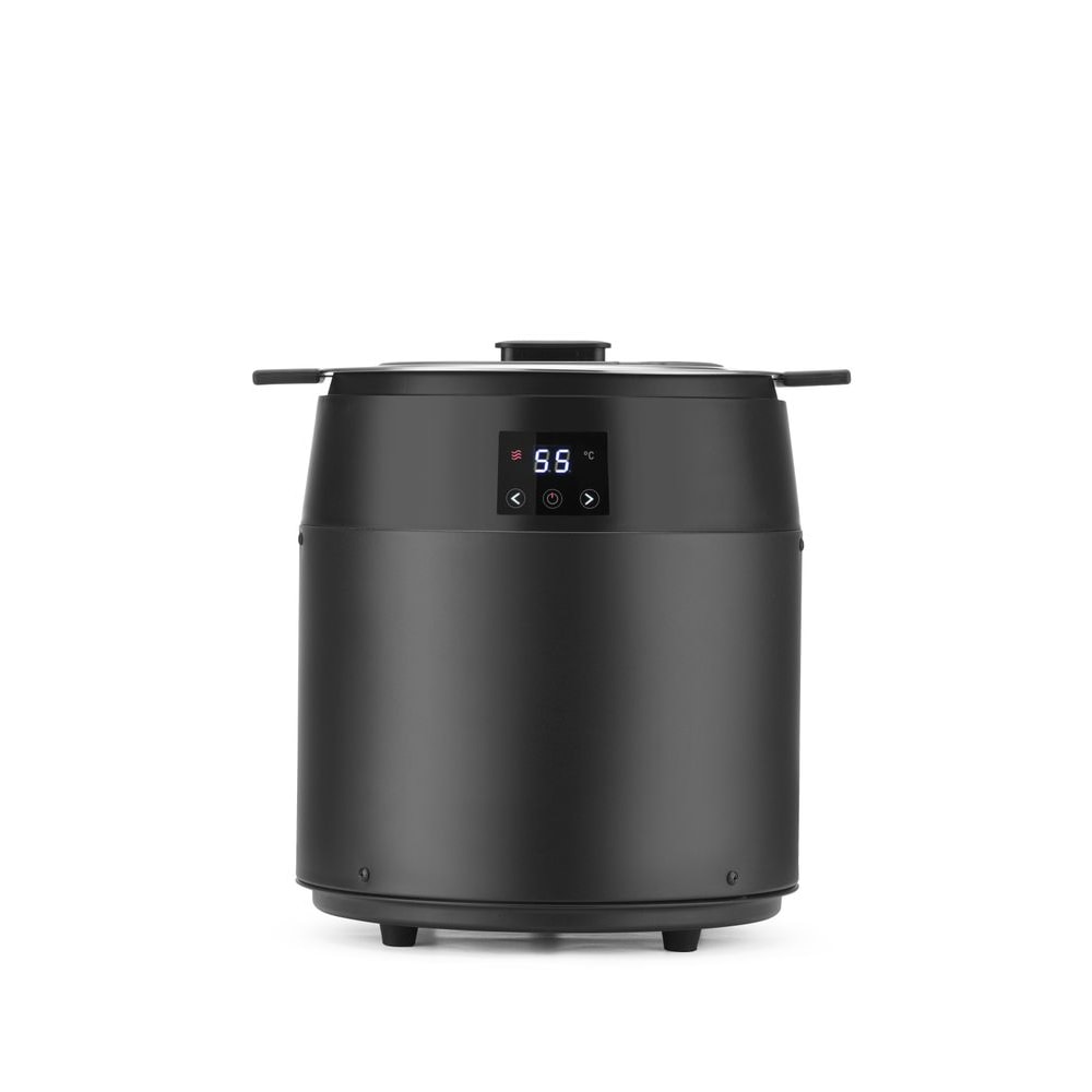 HENDI Soepketel zonder water, 10L, 10L, Zwart, 220-240V/450W, ⌀330x(H)398mm