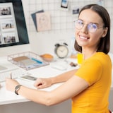 thumbnail of Relaxdays Briefablage, 2er Set, Metall, Dokumentenablage, HBT: 5,5 x 26 x 31,5 cm, Büro Schreibtischablage, roségold