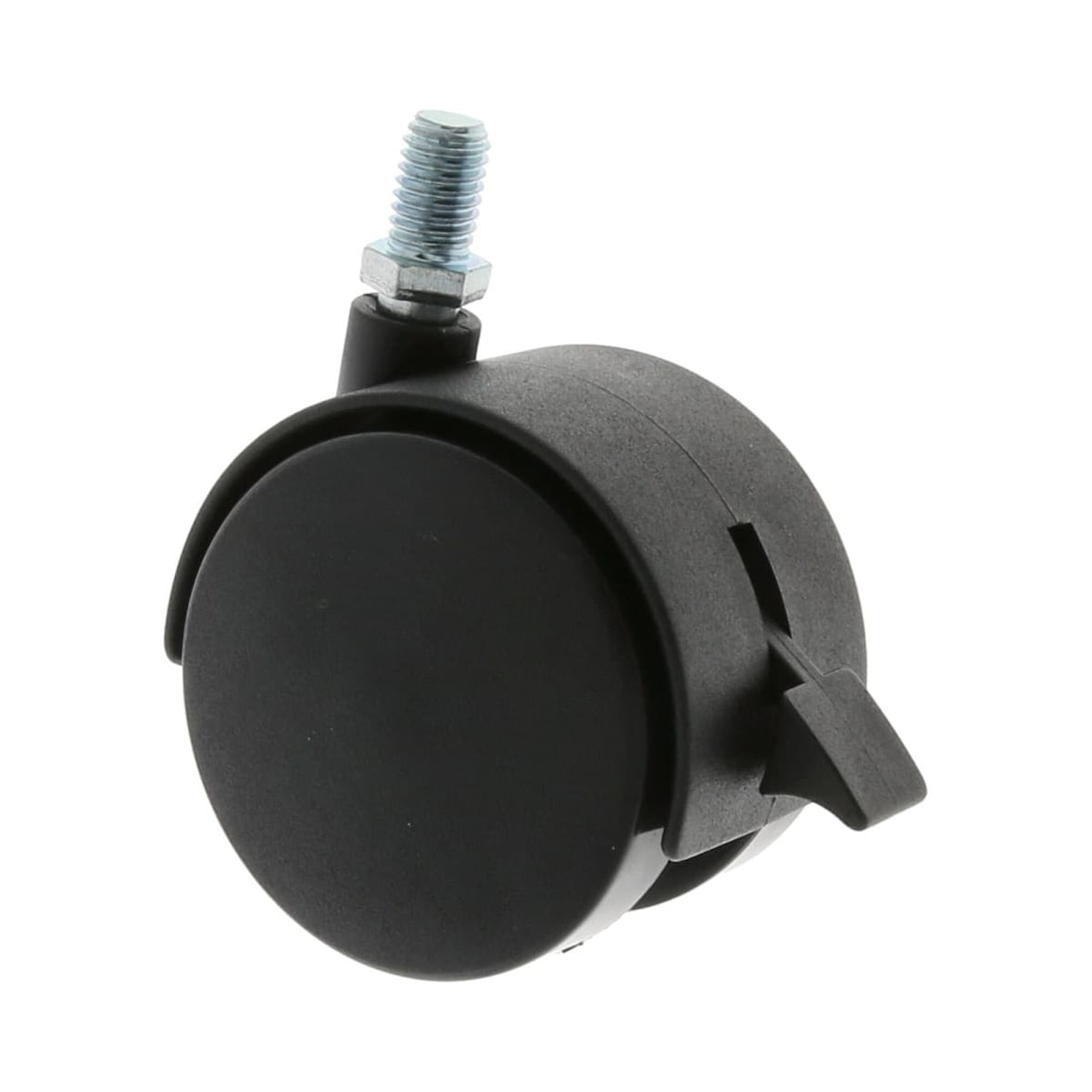 Kunststoffrolle Schwarz Lenkrolle Möbelrolle Möbeltransportrolle Ø60mm einzeln