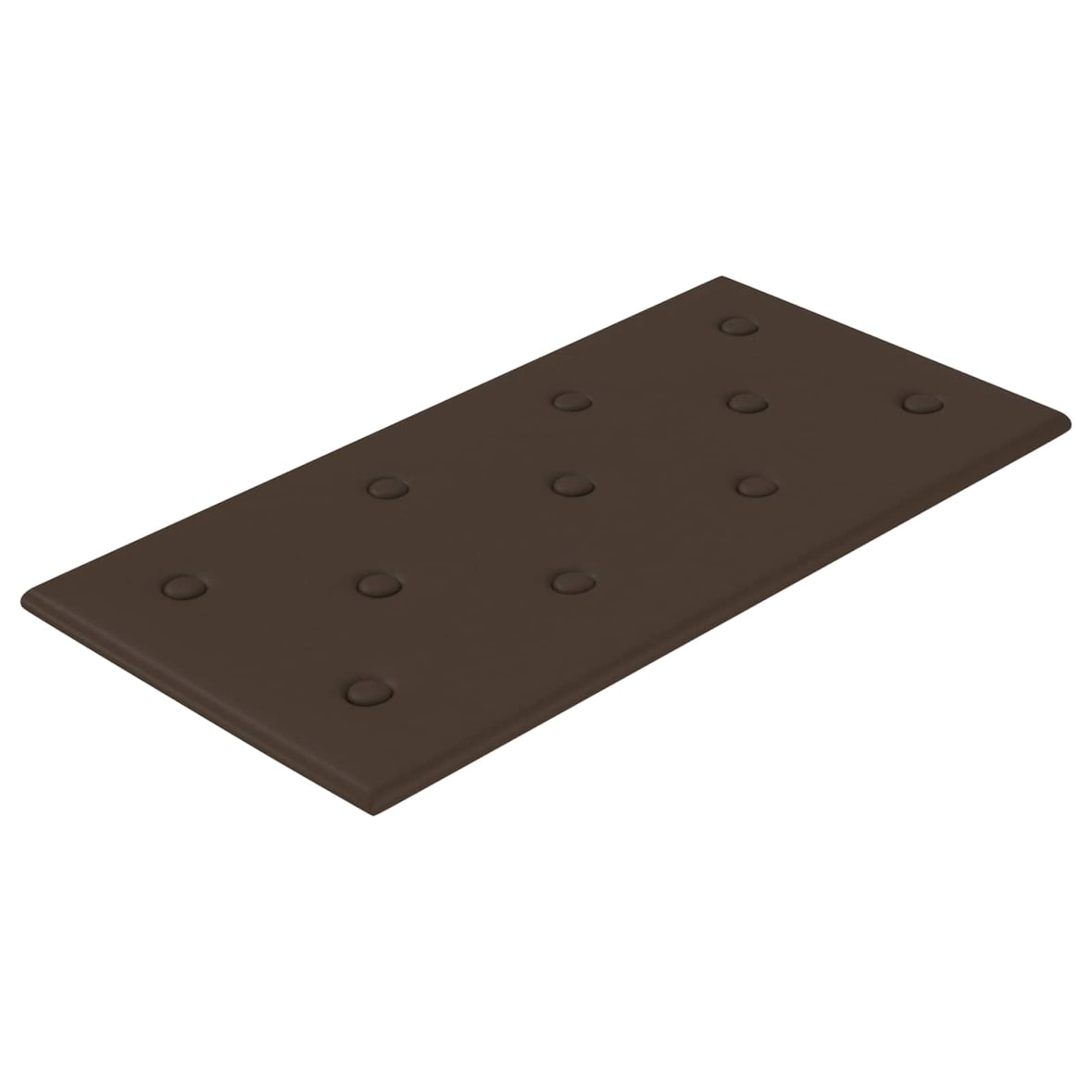vidaXL Wandkopfteilen 12 pcs Braun 60 x 30 cm Kunstleder