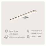 thumbnail of Spot LED pour miroir an aluminium 45,8cm
