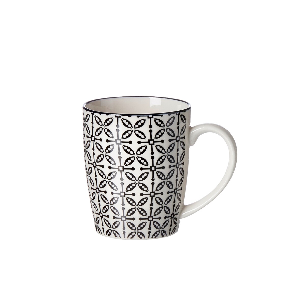 Kaffeebecher / Takeo / Porzellan / Schwarz / 350 Ml