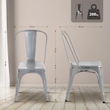 thumbnail of Set di 4 sedie Benedikt argento