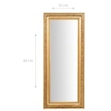 thumbnail of Biscottini Specchi per camere da letto 35x4x82 cm - Specchiera bagno rettangolare - Specchio da parete Cornice in legno - Specchi da muro Decorativi