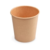 thumbnail of 500x Heiß- und Kaltgetränkebecher Pappbecher braun 80 ml 110 ml 'XS' O 62mm