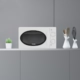 thumbnail of H.Koenig Microondas compacto 20L VIO6 Blanco, 700W, Temporizador hasta 30min