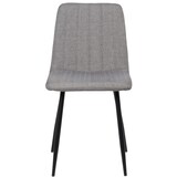 thumbnail of DELUKE® Stuhl LENZ Stoff - 88x45x53cm, grau, Metall Gestell Stühle Esszimmerstühle Stuhl Esszimmer Esstisch Stühle Küchenstuhl