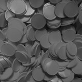 thumbnail of CombiCraft Blanco munten / Consumptiemunten Grijs - Ø29mm - 500 stuks