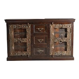 thumbnail of SIT Möbel Dressoir | 2 deuren, 3 laden | gerecycleerd oud hout | bruin | B 150 x D 45 x H 90 cm | 05103-30 | Serie ALMIRAH