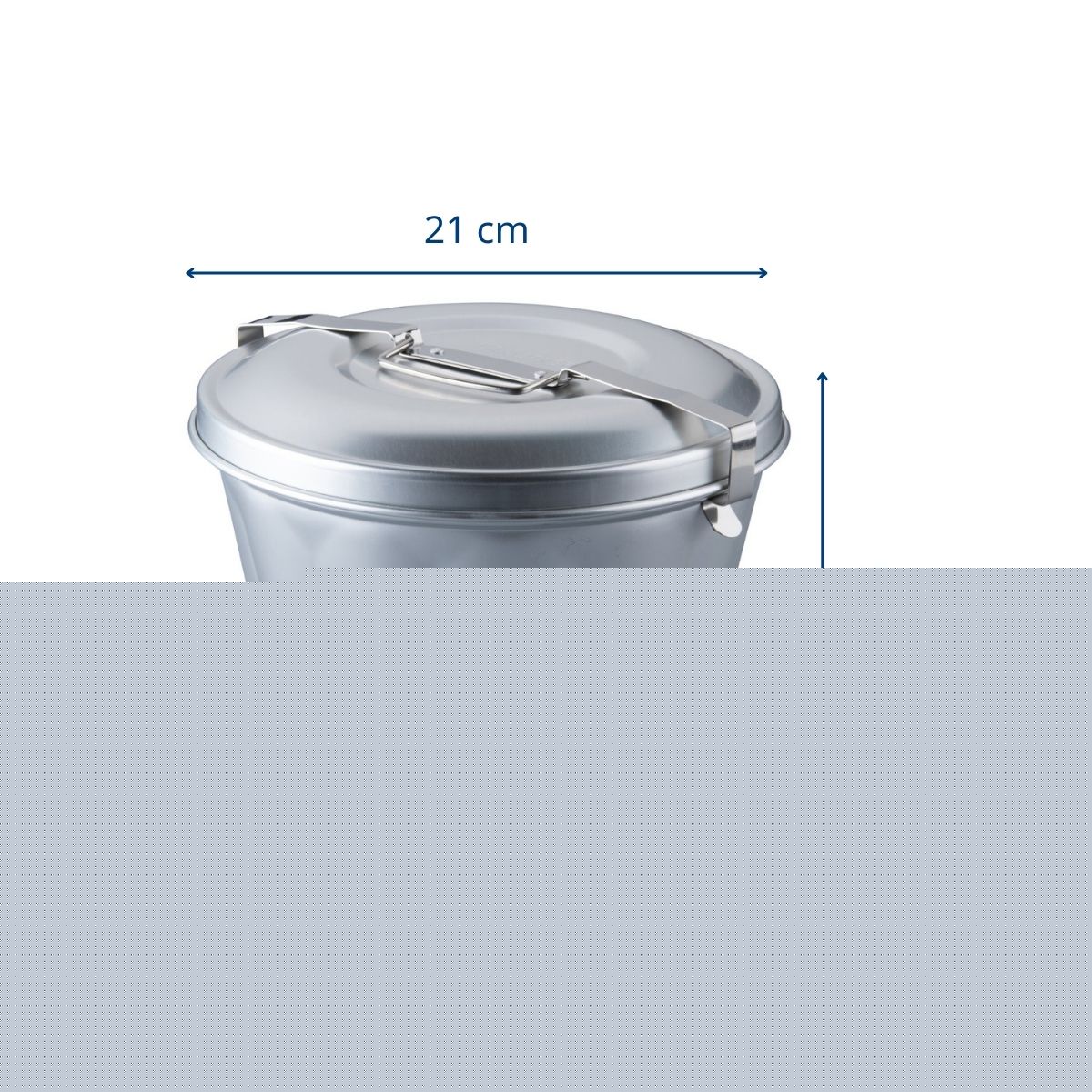 thumbnail of Dr. Oetker Wasserbadform Krautform aus Aluminium fassung 2500ml
