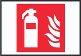 thumbnail of Feuerlöscher Symbol Schild A2 Rückseite selbstklebend