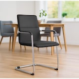 thumbnail of 2er Set Freischwinger Seattle Kunstleder schwarz