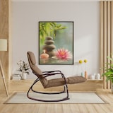 thumbnail of Sillón Relax Mecedora con Reposapiés Mod. ZEN NOGAL CAFE de Yelloo