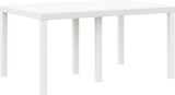 thumbnail of vidaXL Garten-Ess Set 7 pcs Weiß Kunststoff-Rattan