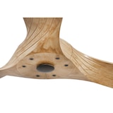 thumbnail of Ventilateur de plafond acier marron, pales en bois, moteur DC silencieux, lumière intégrée, 5 vitesses, télécommande, pour 17,6–28 m², FARO-33519 FARO