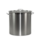 thumbnail of Kochtopf aus Edelstahl mit Randverstärkung und Deckel Ø45cm H45cm 71,5Liter
