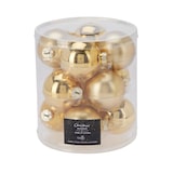 thumbnail of WellHome - Conjunto de 12 Bolas de Natal Douradas Ø6cm - Brilhantes e Foscas