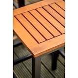 thumbnail of METRO PROFESSIONAL Set di 2 sgabelli da bar Lynx, alluminio/legno di eucalipto, nero