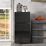 thumbnail of Merax Mini Kühlschrank 60L mit Gefrierfach, Kühl-Gefrierkombination, 38L + 22L, Glastür, 135 kWh/Jahr, 45 dB, schwarz