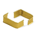 thumbnail of VEPATIM 1000 Verschlussclipse U-Form Beutelverschlüsse 33 x 8 mm Gold PAP/FE