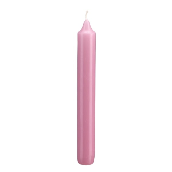 Kerzen Leuchterkerzen Rosa, 250 x 25 mm, 12 Stück
