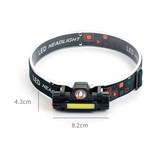 thumbnail of Lanterna frontal recarregável LED recarregável USB