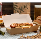 thumbnail of Conchas "Hot Dog" 'Thepack' 220 G/M2 23,2X9X6,3 Cm Natural Cartão Ondulado Nano-Micro (450 Unidades)