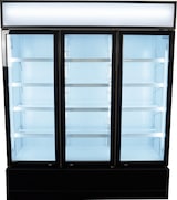 thumbnail of Kühlschrank mit 3 Glastüren