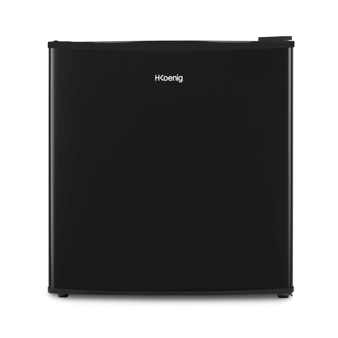 H.Koenig Mini Frigo FGX470 Nero, 45L, compatto, silenzioso, porta reversibile,scomparto cubetti ghiaccio da 4L, piedini regolabili, 39 dB