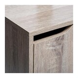 thumbnail of FIVE - Nachttisch in Braun und Schwarz, 34,5 x 32,5 x 47 cm