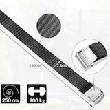 thumbnail of 8tlg. Bodenanker-Set - 4 Bodenanker + 4 Spanngurte