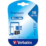 thumbnail of Verbatim microSDHC Speicherkarte 16 GB Class 10/U1