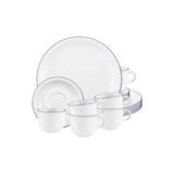 thumbnail of Seltmann Weiden Compact Blaurand Kaffeeservice 18tlg.
